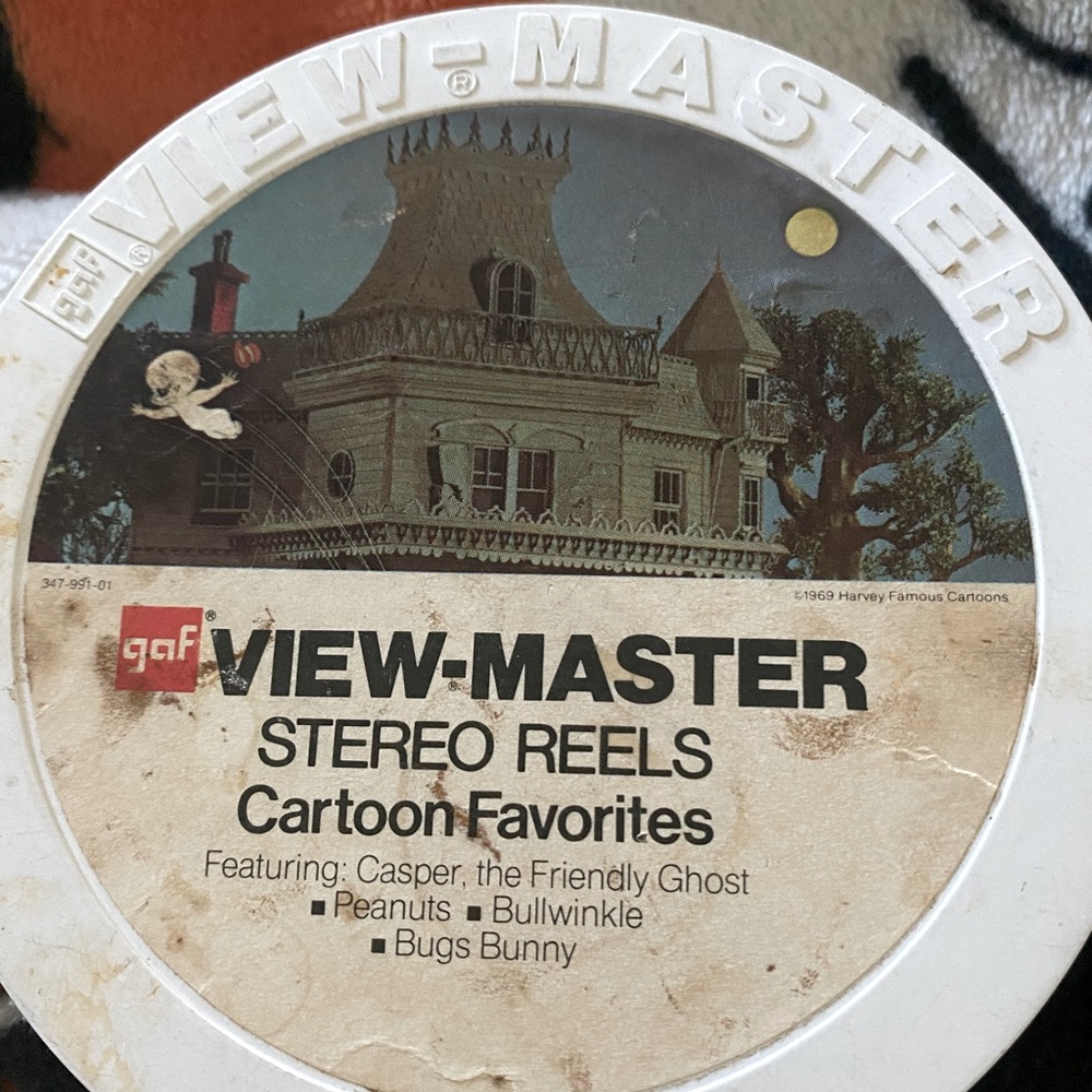 Vintage View-Master stereo reels